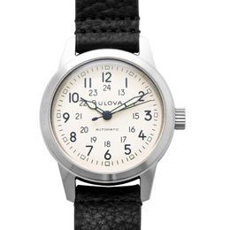 White best sale bulova watch