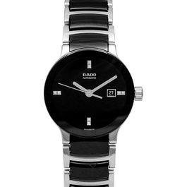 Rado black watch best sale men