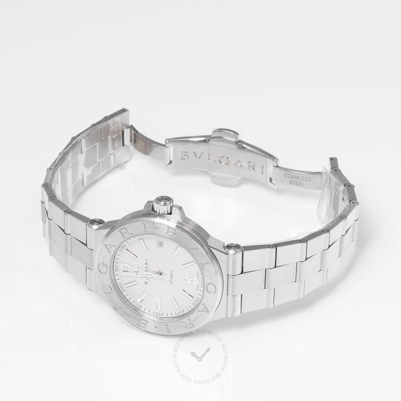 Bvlgari stainless shop steel back