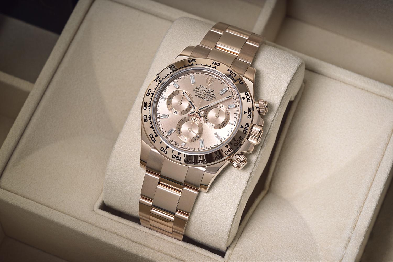 Rolex 24 best sale carat gold watch